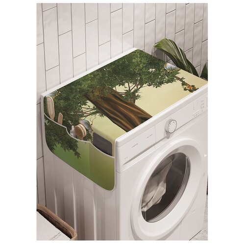 фото Органайзер для хранения "качели волшебства" на стиральную машину, 45x120 см ambesonne