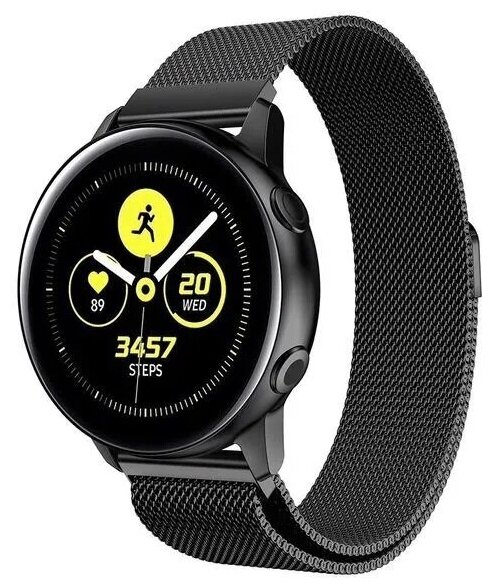 Ремешок металлический для умных часов Samsung, Huawei, Amazfit 22mm