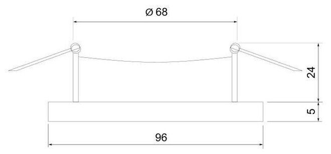 Встраиваемый светильник Elektrostandard 123 MR16 серебро a053356 - фотография № 5