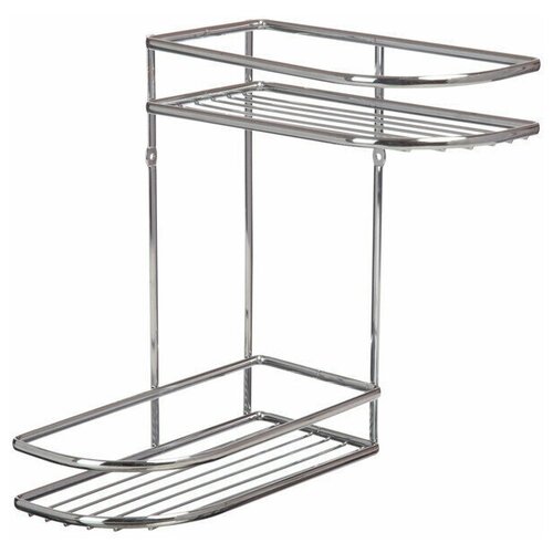 Полка угловая 2-ярусная VANSTORE Comfort хром