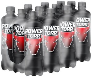 Энергетический напиток Power Torr Energy Black, 0.5 л, 12 шт.