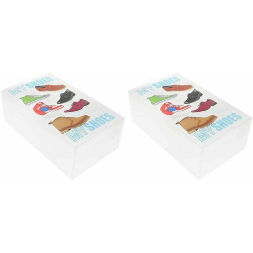 Youll love Коробка для хранения обуви с рисунком 33x20x12 см 2 шт 371₽