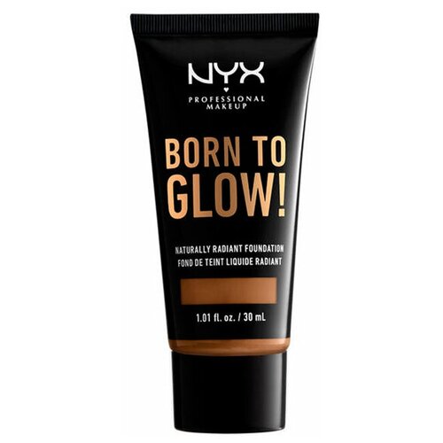 NYX professional makeup Тональный крем Born to glow!, 30 мл, оттенок: sienna nyx professional makeup тональный крем born to glow 30 мл оттенок deep ebony