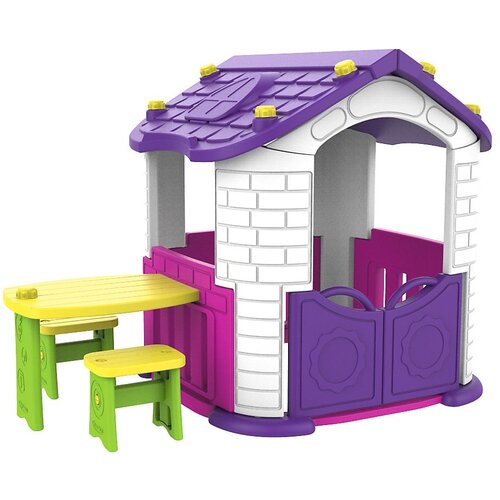 фото Детский игровой комплекс "домик содовый" + столик и 2 стульчика toy monarch