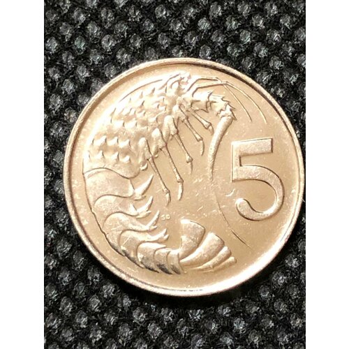 Монета Каймановы острова 5 центов 2008 год 5/4 каймановы острова 5 центов 1987 г