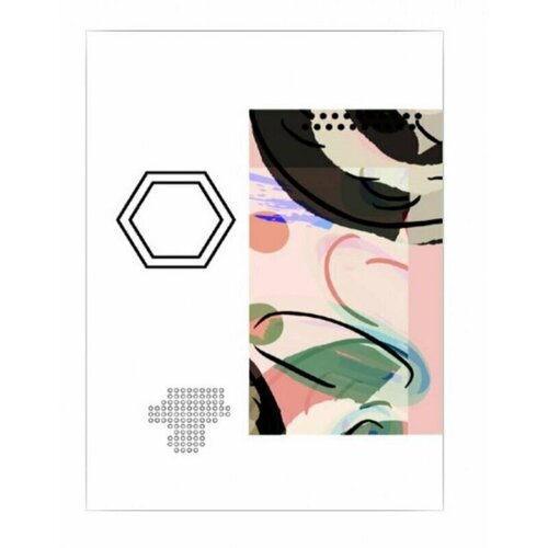 Бизнес-тетрадь Canbe Figures on White А5 100 листов в ассортименте в клетку на спирали (143x203 мм), 1378715