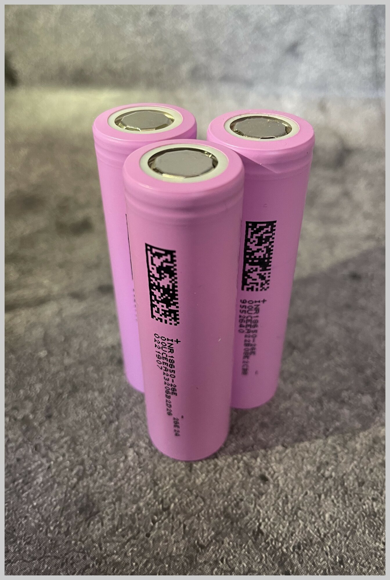 Аккумулятор 18650 2600mAh INR18650-26E  высокотоковый Li-ion комплект