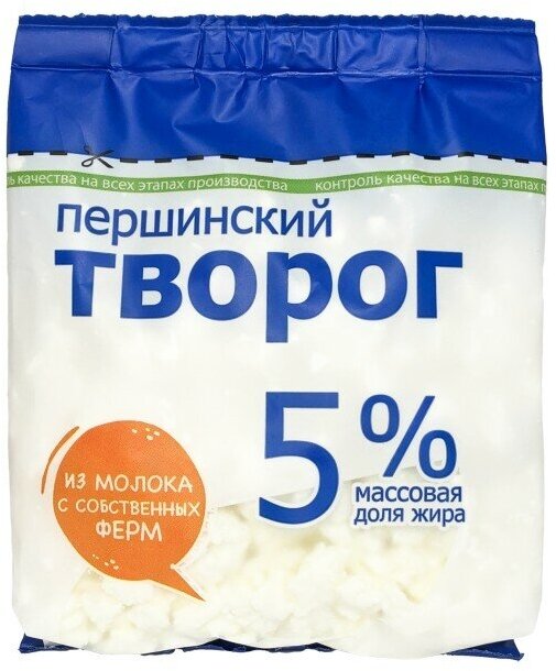 Творог Першинский 5% 380г — купить в интернет-магазине по низкой цене ...