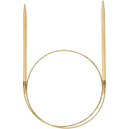 Спицы ADDI круговые из бамбука 555-7, диаметр 2.5 мм, длина 13 см, общая длина 100 см, дерево