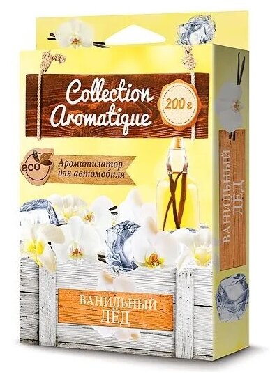 Ароматизатор FOUETTE "Collection Aromatique" "Ванильный лед" СА-22 под сиденье 200 мл