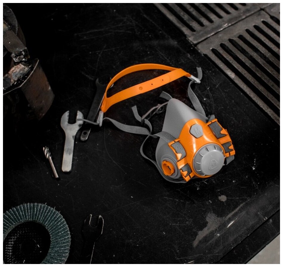 Комплект защитный Jeta Safety 6500 (перчатки, полумаска, фильтр, предфильтр, держатель), размер М. 610891 - фотография № 3
