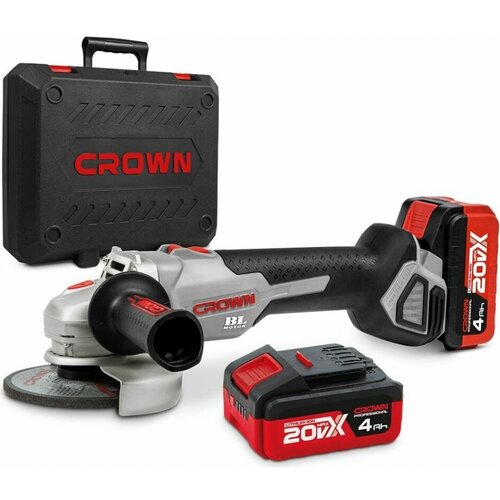 Аккумуляторная болгарка ушм Crown CT23001-125HX-4 BMC 45676₽