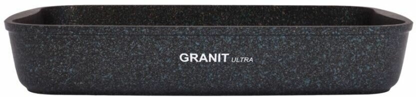 Противень Granit Ultra blue, 36,5?26?5,5 см, антипригарное покрытие, цвет чёрный - фотография № 15