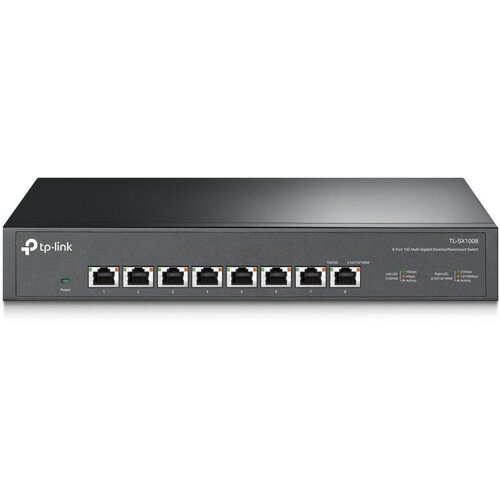 Коммутатор 8-port 10G Unmanaged Switch 8 1001G25G5G10G RJ-45 ports 1 Fan TL-SX1008 5797000₽