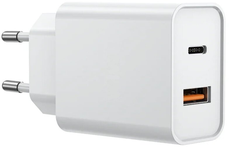 Сетевое зарядное устройство WiWU Comet Type-C + QC 3.0 Power Adapter 20 Вт White (RY-U20 EU)