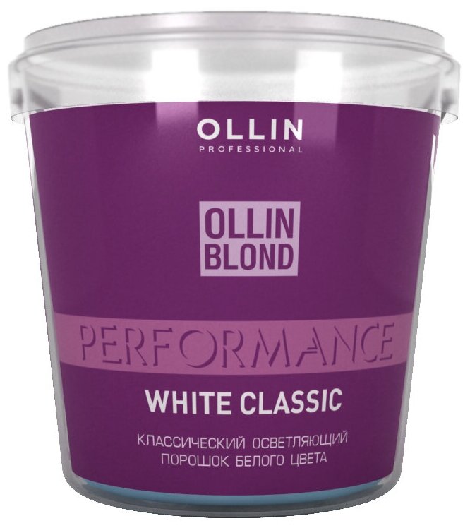 OLLIN BLOND PERFORMANCE White Classic Классический осветляющий порошок белого цвета 500г