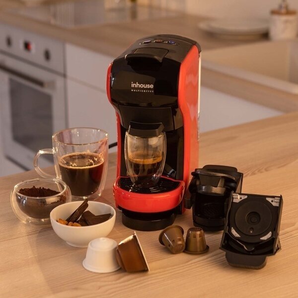 Кофемашина капсульного типа Inhouse Multicoffee ICM1901BR - фотография № 7