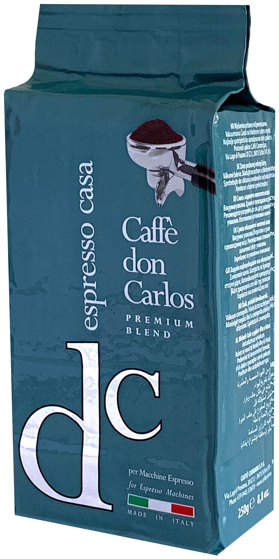 Кофе молотый Carraro Don Carlos Espresso Casa