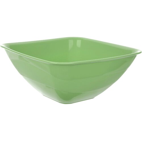 Квадратная пластиковая миска, 3,6 л, TITIZ, зелёного цвета