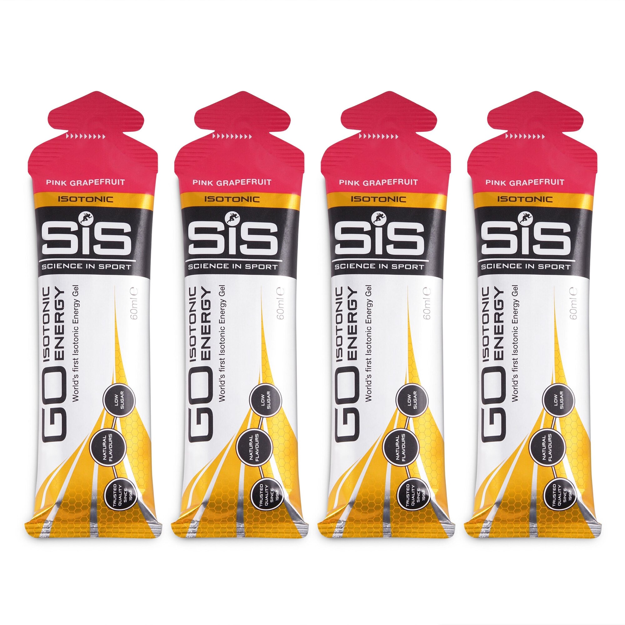 Гель энергетический SIS Go Isotonic Gel, Розовый грейпфрут, 60мл 4шт