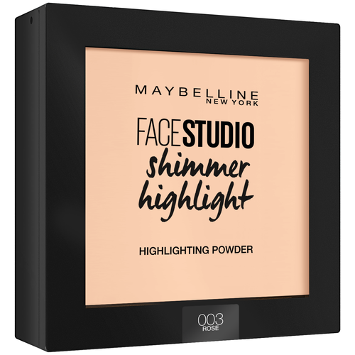 Maybelline New York Face Studio Хайлайтер Shimmer Highlight, 003, перламутр maybelline new york face studio гелевый хайлайтер chrome jelly highlighter 30 бронзовый металлик