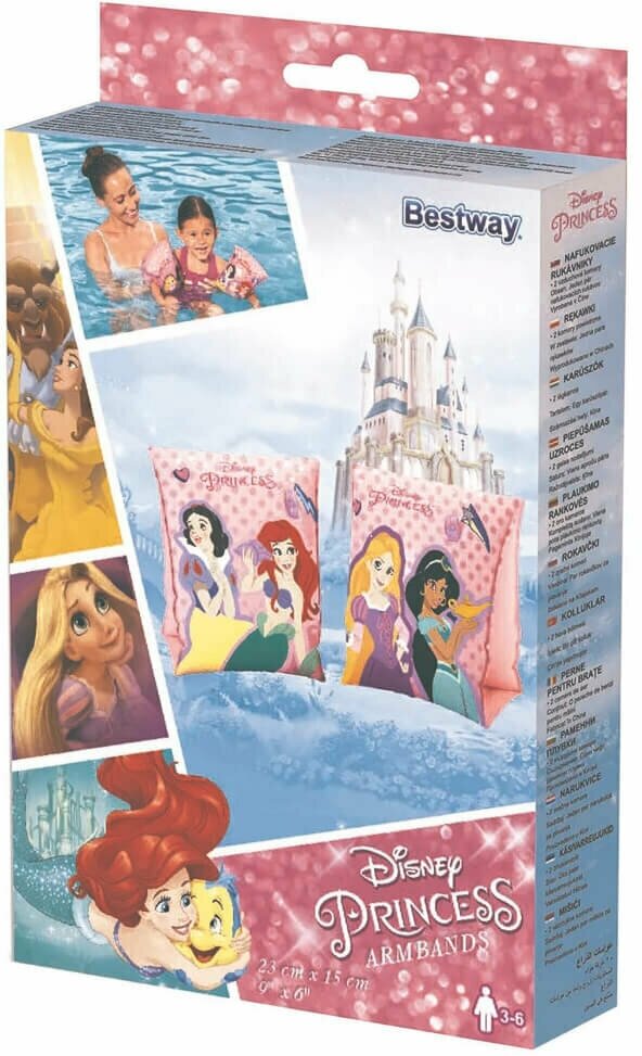 Bestway Надувные нарукавники Disney Princess, 3-6 лет, 23х15 см. - фото №6