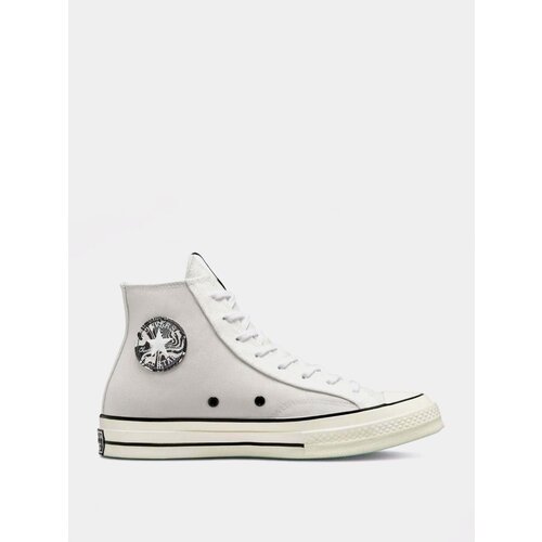 Кеды Converse Chuck Taylor '70, демисезон/лето, высокие, размер 7.5US (41EU), серый