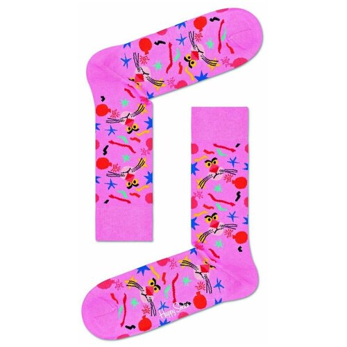 Носки унисекс Pink Panther Sock с мордочками пантеры, розовый, 25