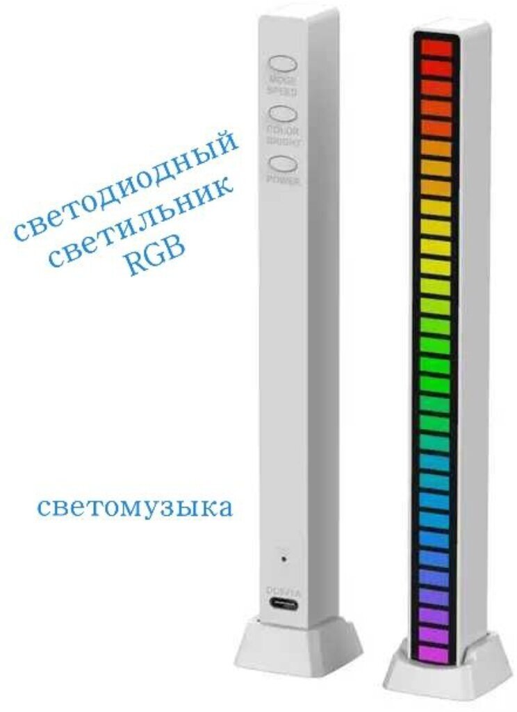 Светодиодный светильник RGB - фотография № 1