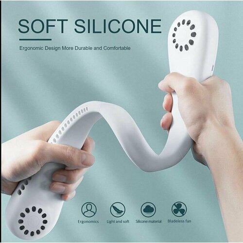 Портативный шейный вентилятор двойное охлаждение Neck Fan 799₽