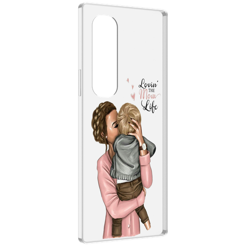 Чехол MyPads Любовь-мамы детский для Samsung Galaxy Z Fold 4 (SM-F936) задняя-панель-накладка-бампер