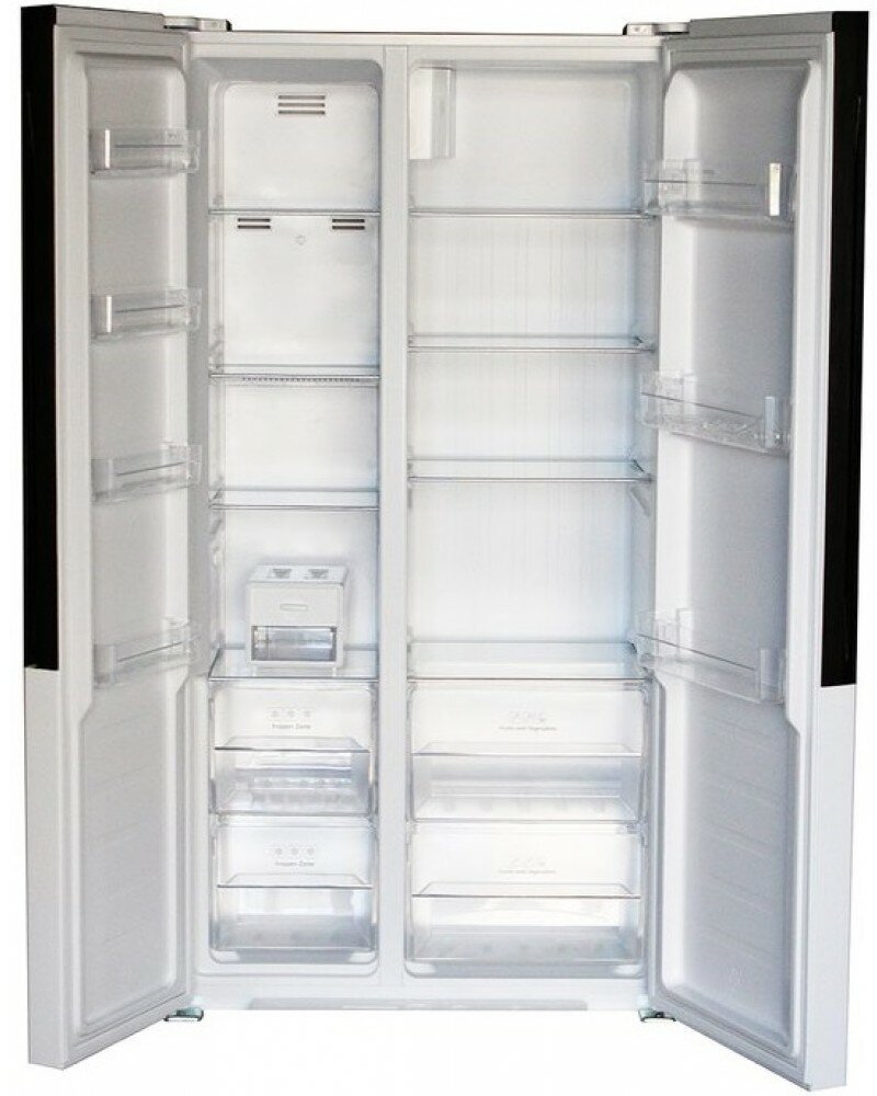 Холодильник LERAN SBS 300 IX NF, двухкамерный, нержавеющая сталь - фото №6