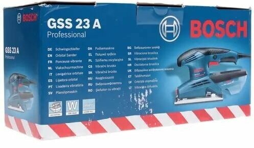 Шлифмашина вибрационная сетевая Bosch GSS 23 A (0601070400) - фотография № 7