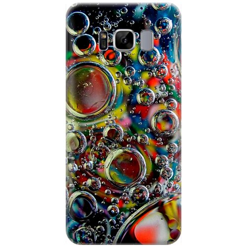 фото Ультратонкий силиконовый чехол-накладка для samsung galaxy s8 с принтом "маленькие пузырьки" gosso