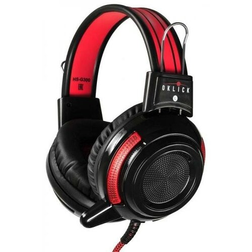 Наушники Oklick HS-G300 ARMAGEDDON черныйкрасный 337457 189000₽