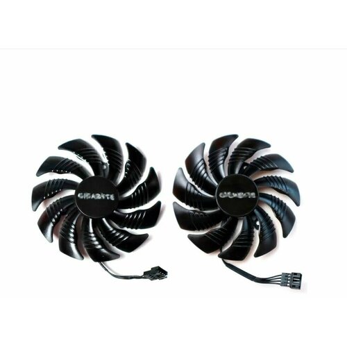 new 2pcs cf1015h12d fd10015m12d rx 590 580 480 470 570 gpu cooler fan for sapphire rx470 rx590 rx580 rx480 rx570 nitro speciale Кулер для видеокарты Gigabyte GeForce GTX1060 1070 GTX 1050ti GTX 960 RX570 RX470, 88 мм, пара