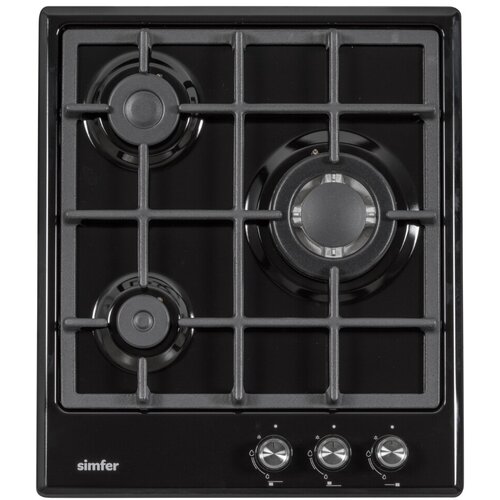 Газовая варочная панель Simfer H45V35B501 газ-контроль чугунные решетки 1389000₽