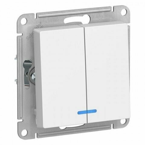 AtlasDesign ATN001013 Выключатель одноклавишный (10 А, под рамку, подсветка, скрытая установка, карбон) Schneider Electric - фото №20