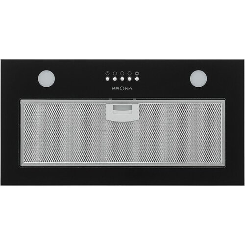 Встраиваемые вытяжки KRONA Вытяжка кухонная KRONA LUISA 600 GLASS BLACK PB 1410000₽