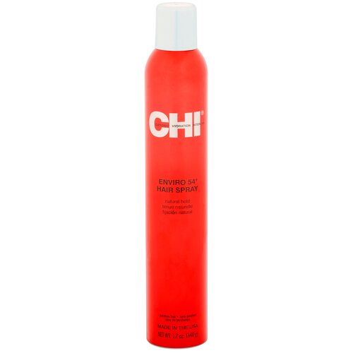 CHI Лак для волос Enviro 54 Natural hold, средняя фиксация, 340 г лак для волос enviro 54 hair spray natural hold лак 284г