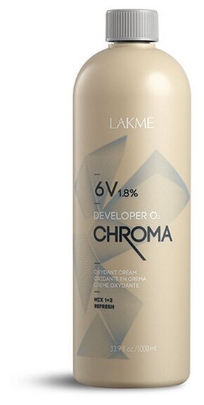 Lakme Крем-окислитель Chroma Developer 1.8 %, 1000 мл, 1000 г