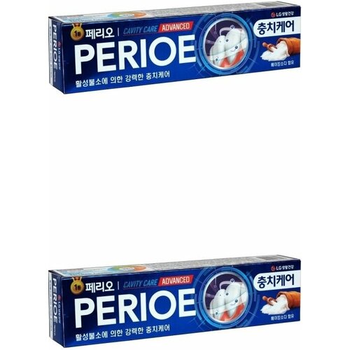 Зубная паста, Perioe, Cavity Care Advanced для эффективной борьбы с кариесом, 130 г, 2 шт
