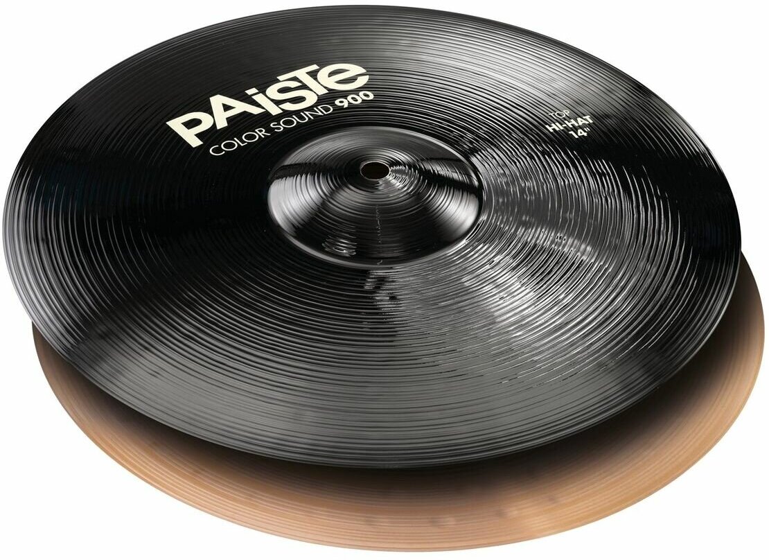 Тарелка hi-hat (пара) Paiste 14" 900 Color Sound Black Hi-Hat