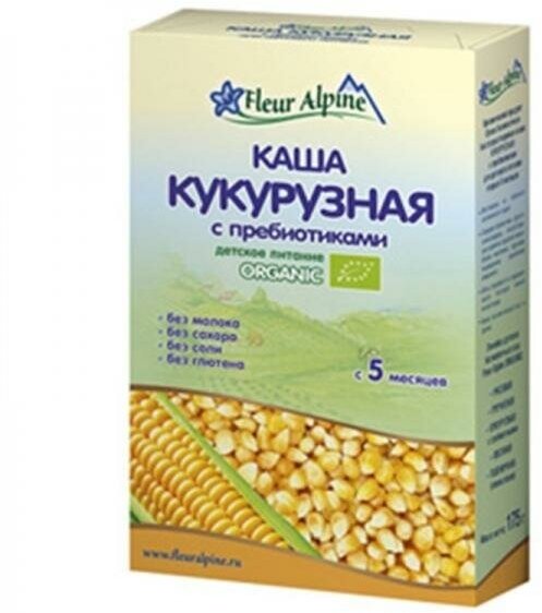 Каша Fleur Alpine, безмолочная кукурузная с пребиотиками 175 г - фото №16