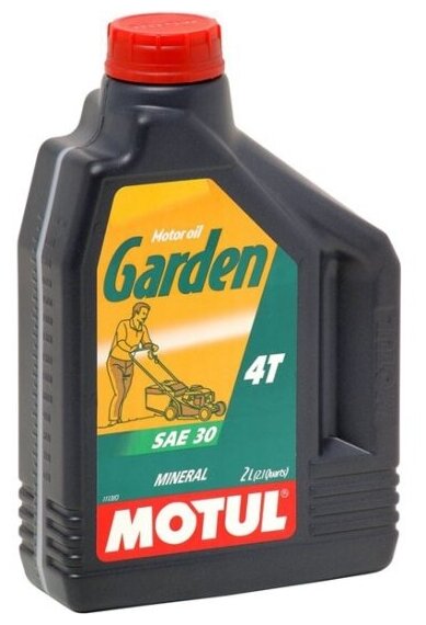 Моторное масло Motul Garden 4T SAE 30, минеральное, 1л (102787)