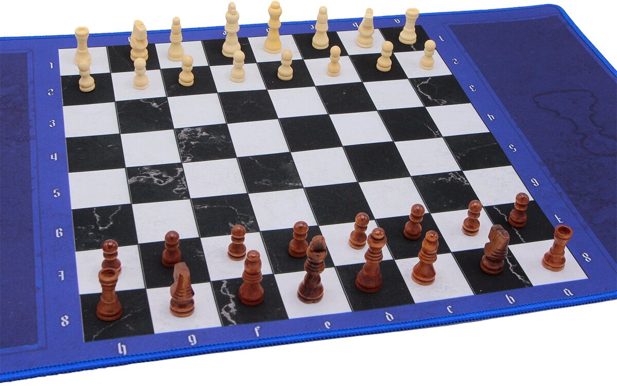 Набор Фабрика Игр Шахматные фигуры деревянные 5,1 см с неопреновым полем