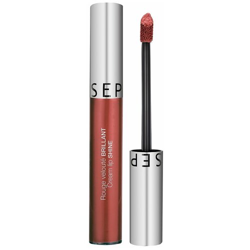 sephora жидкая помада для губ cream lip stain duochrome оттенок 125 calamity coral Sephora жидкая помада для губ Cream Lip Shine, оттенок 18 Praline Crime