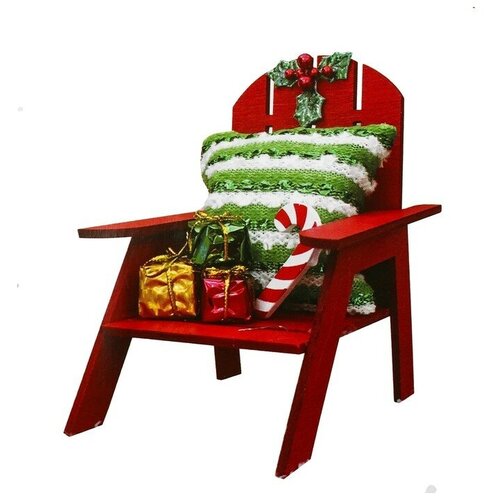 фото Набор для творчества - создай елочное украшение "стул с подарками" 4304349 школа талантов