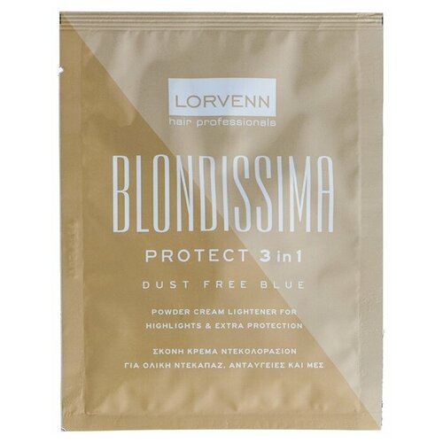 Порошок для осветления волос LORVENN HAIR PROFESSIONALS blondissima protect 3 in 1 15 г