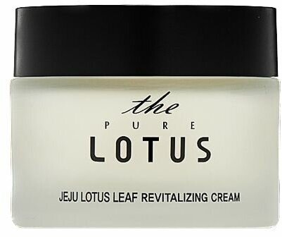 THE PURE LOTUS Крем для лица с экстрактом листьев лотоса Jeju Lotus Leaf Revitalizing Cream
